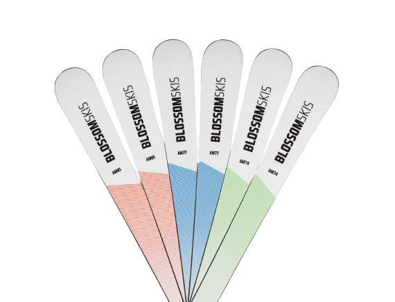 Skis Blossom Skis Turbo AM77 Multiflex PR Base + PRD 12 - 2024/25
