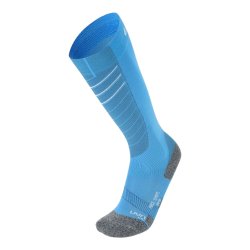 Skisocken UYN Woman Ski Race Shape Turquoise/White - 2025/26