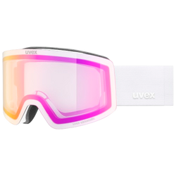 Goggles Uvex Provoqe V White Matt/Mirror Pink - 2025/26