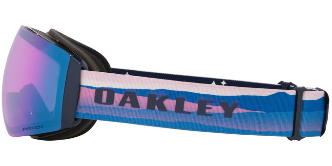 Goggles Oakley Flight Deck Pro M Mikaela Shiffrin Sig/Prizm Snow Iced Iridium + Additional lens Prizm Snow Sapphire Iridium - 2025/26