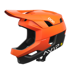 Bicycle helmet POC Otocon Race MIPS Fluorescent Orange AVIP/Uranium Black Matt 2025