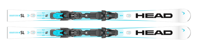 Skis HEAD Worldcup Rebles E-SL + Freeflex ST 16 - 2025/26