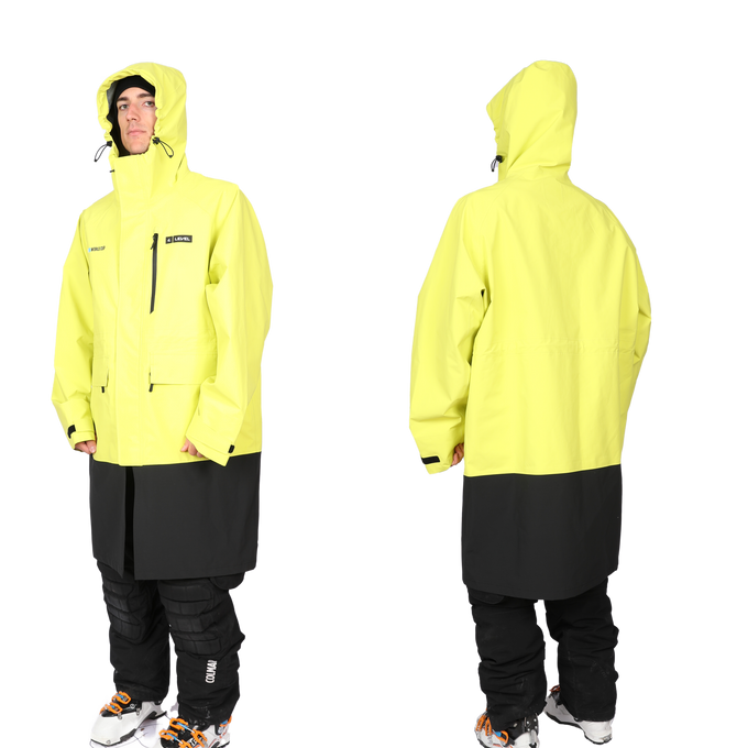 Mantel Level Race Rain Coat Yellow/Black - 2025/26