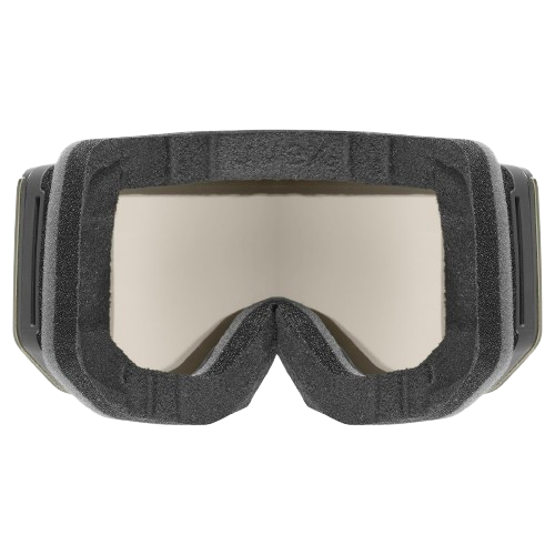 Goggles Uvex lace ATTRACT FM Black Matt/Mirror Ice Blue + spare lens - 2025/26