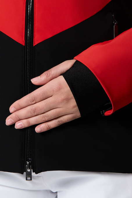 Kurtka narciarska Descente Shoulder Shirring Jacket Electric Red - 2024/25