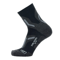 Outdoor Socks UYN Man Trekking 2in Merino Socks Black/Grey