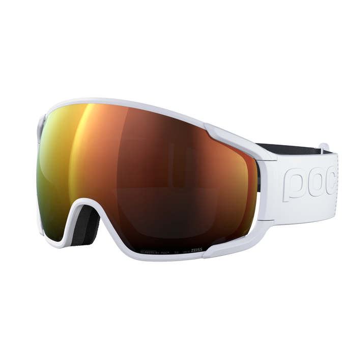 Goggles POC Zonula Hydrogen White/Partly Sunny Orange - 2025/26