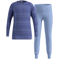Thermounterwäsche Odlo Active Warm Kids Set Long Blue - 2025/26