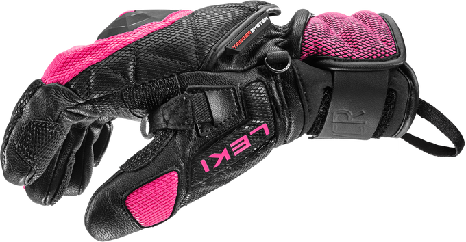 Gloves LEKI WCR Venom 3D Junior Pink - 2025/26