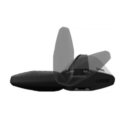 Thule WingBar Evo Roof Bars + Thule Evo Raised Rail Roof Rack Foot Pads 4-pack