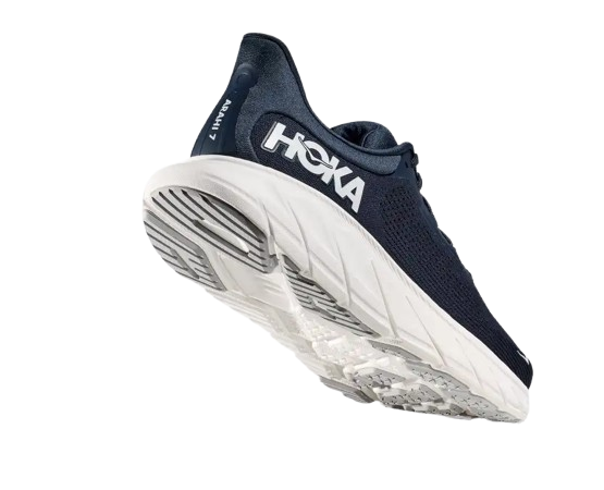 Man Schuhe Hoka Arahi 7 Outer Space / White