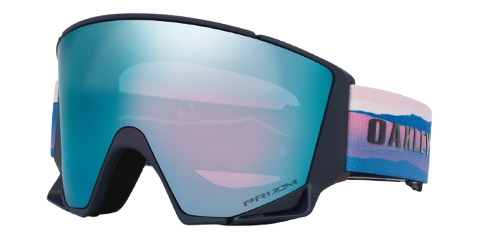 Brille Oakley Flow Scape L Mikaela Shiffrin Signature/Prizm Snow Sapphire Iridium + Additional lens Prizm Snow Iced Iridium - 2025/26
