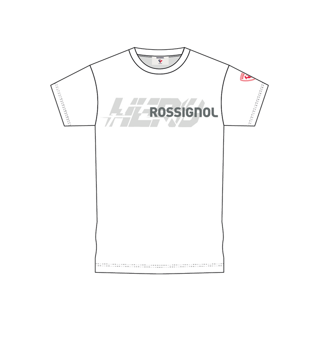 T-shirt Rossignol New Hero Graphic Tee White - 2024/25