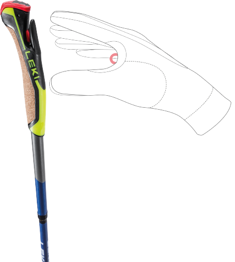 Poles Nordic Walking LEKI Traveller FX.One Carbon