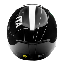 Helm Briko Volcano 2.0 Graphik Italia Mips Shiny Black/White - 2025/26