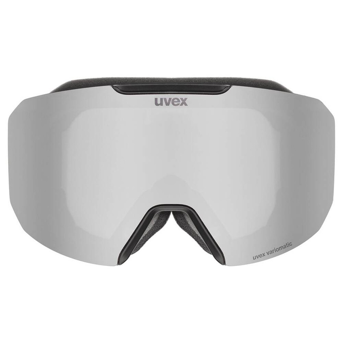Goggles Uvex Evidnt ATTRACT V Black Matt/Mirror Silver + spare lens - 2025/26