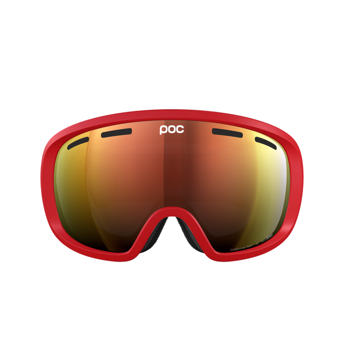 Skibrille POC Fovea Prismane Red/Partly Sunny Orange - 2025/26