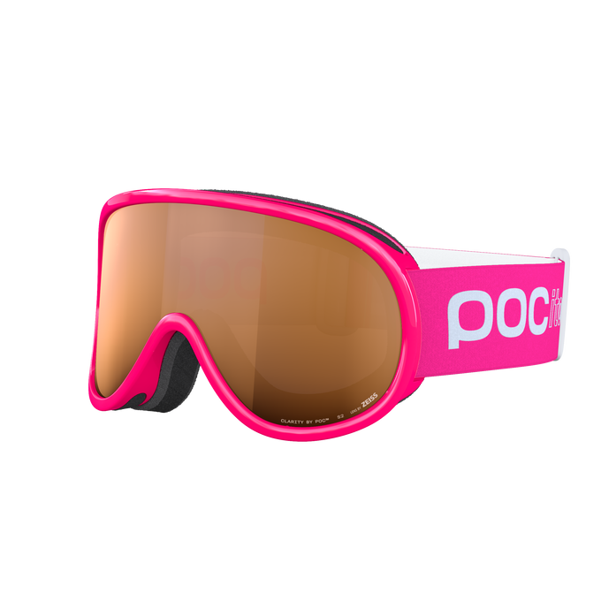 Goggles POC Pocito Retina Fluorescent Pink/Partly Sunny Light Orange - 2025/26