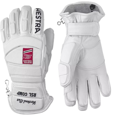 Handschuhe Hestra RSL Comp Vertical Cut d3O Impact White/Medium Blue - 2025/26