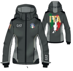 Jacke Emporio Armani Fisi Ski Jacket Dark Grey - 2024/25