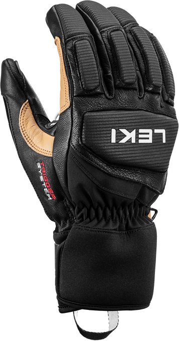 Handschuhe LEKI Griffin Pro 3D Black/Tan - 2025/26