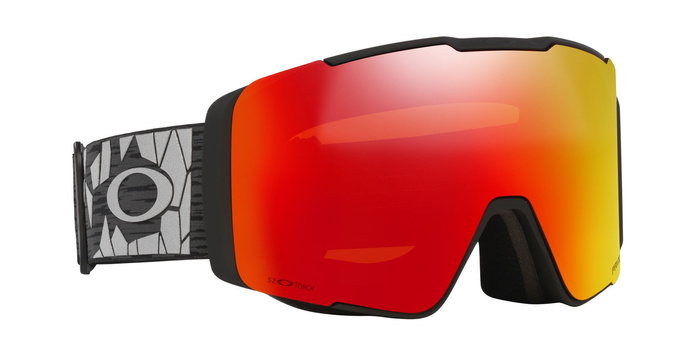Brille Oakley Line Miner Pro L Black Reinforce/Prizm Snow Torch Iridium + Additional lens Prizm Snow Iced Iridium - 2025/26