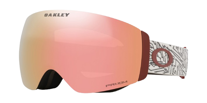 Brille Oakley Flight Deck Pro M Matte Black/Prizm Rose Gold Iridium + Additional lens Prizm Snow Black Iridium - 2025/26