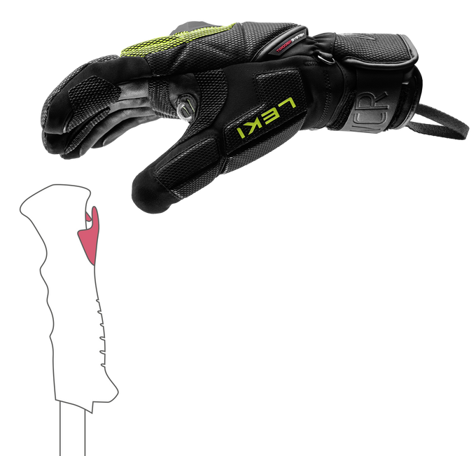 Gloves LEKI WCR Coach 3D - 2025/26