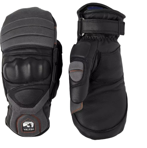 Gloves Hestra Hestra Impact Racing Sr. Mitt Black/Flame Red - 2025/26
