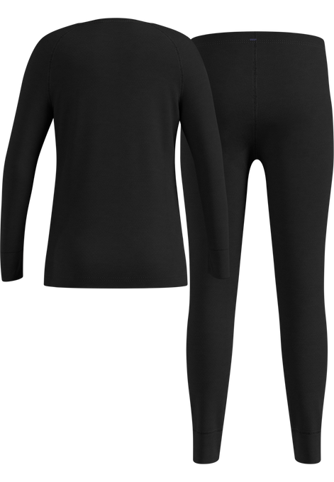 Thermounterwäsche Odlo Merino 200 Set long Junior Black - 2025/26