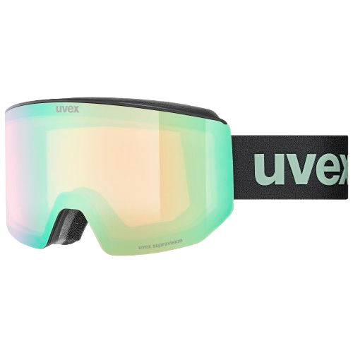 Brille Uvex lace ATTRACT FM Black Matt/Mirror Opal + spare lens - 2025/26