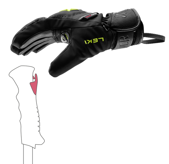 Gloves LEKI WCR C-Tech 3D Junior - 2025/26