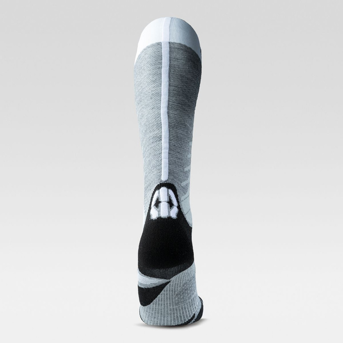 Skisocken UYN Man Ski One Merino Socks Grey Melange/White - 2025/26