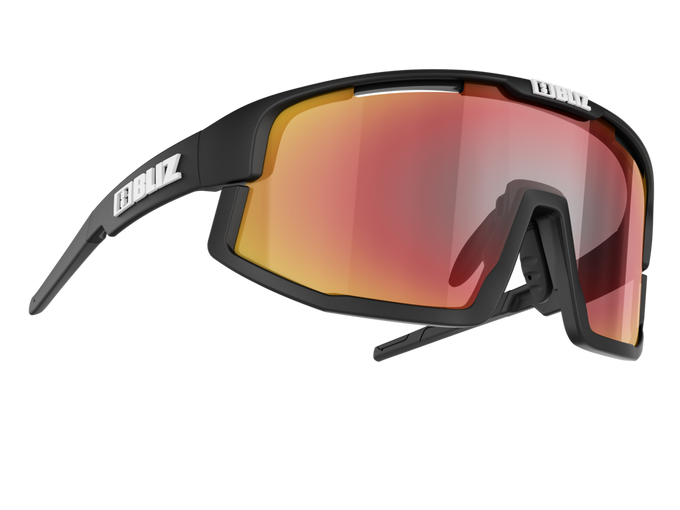 Sunglasses BLIZ Vision Matt Black/Brown Red - 2024
