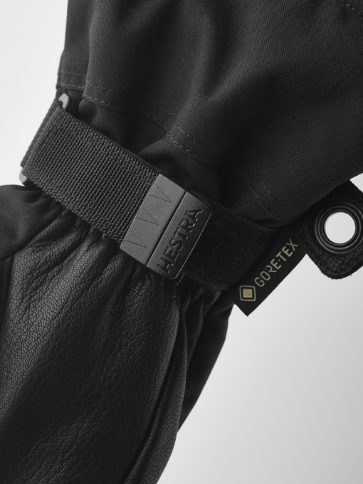 Gloves Hestra Army Leather Gore-Tex Black/Black - 2025/26