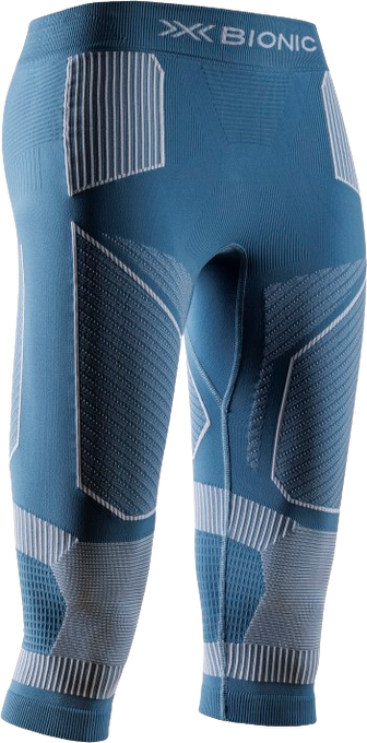 X-bionic Energy Accumulator Light Pants 3/4 WMN Mineral Blue/Arctic White - 2024/25