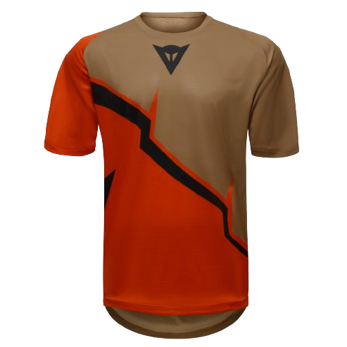 Fahrradtrikot Dainese HgAER Jersey Ss Red/Brown/Black