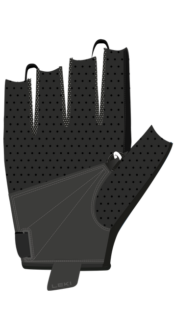 Gloves LEKI Nordic Active Shark Black - 2025