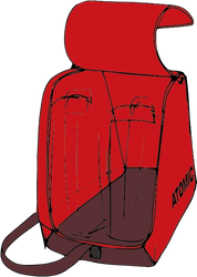 Skischuhtasche Atomic Boot Bag Red – 2025/26