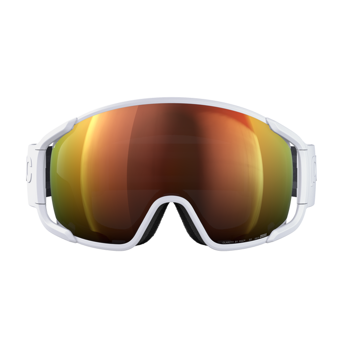 Goggles POC Zonula Hydrogen White/Partly Sunny Orange - 2025/26