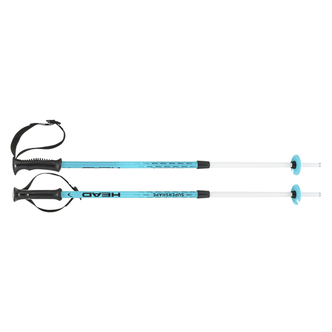 Tourenstöcke HEAD Supershape Team Adjustable White/Black/Speed Blue - 2025/26