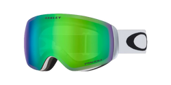 Goggles Oakley Flight Deck M Prizm Snow Jade Iridium Lenses / Matte White - 2024/25