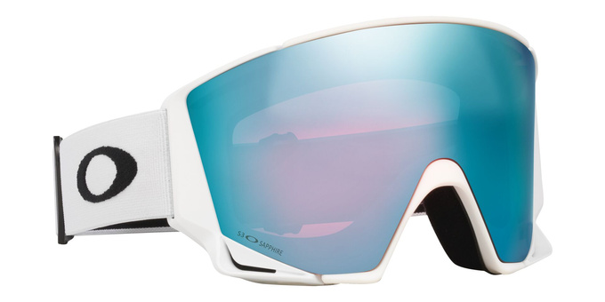 Brille Oakley Flow Scape L Matte White/Prizm Snow Sapphire Iridium + Additional lens Prizm Snow Iced Iridium - 2025/26
