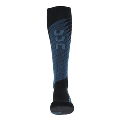 Ski socks UYN Man Ski One Biotech Black/Blue - 2025/26
