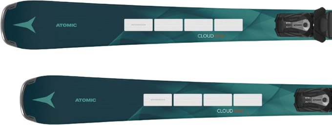 Skis Atomic Cloud Q14 Revoshock S + MI 12 GW Black/Smoke - 2025/26