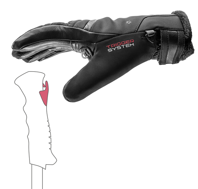 Handschuhe LEKI Snowfox 3D Women Black - 2025/26