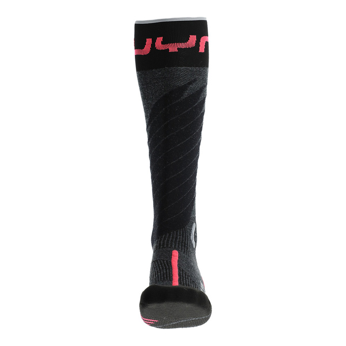 Skisocken UYN Woman Ski One Merino Anthracite/Pink - 2025/26