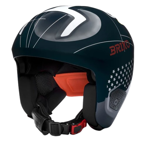 Helm Briko Vulcano 2.0 USA Shiny Blue/White - 2025/26