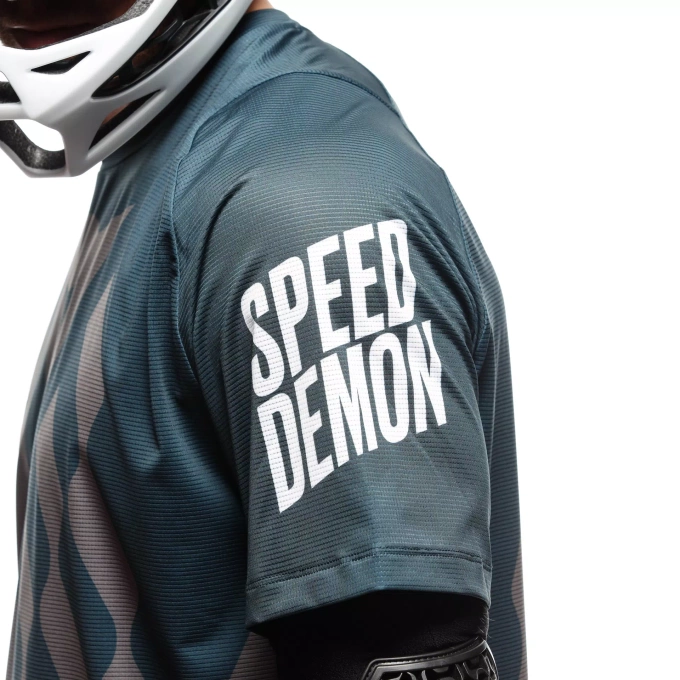 Fahrradtrikot Dainese HgAER Jersey Ss Blue/Grey