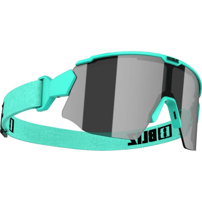 Sunglasses BLIZ Breeze Turquoise/Smoke with silver mirror
